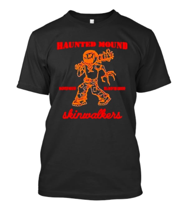 Haunted Mound Skinwalkers Creepy Figure Monster Scary T-Shirt