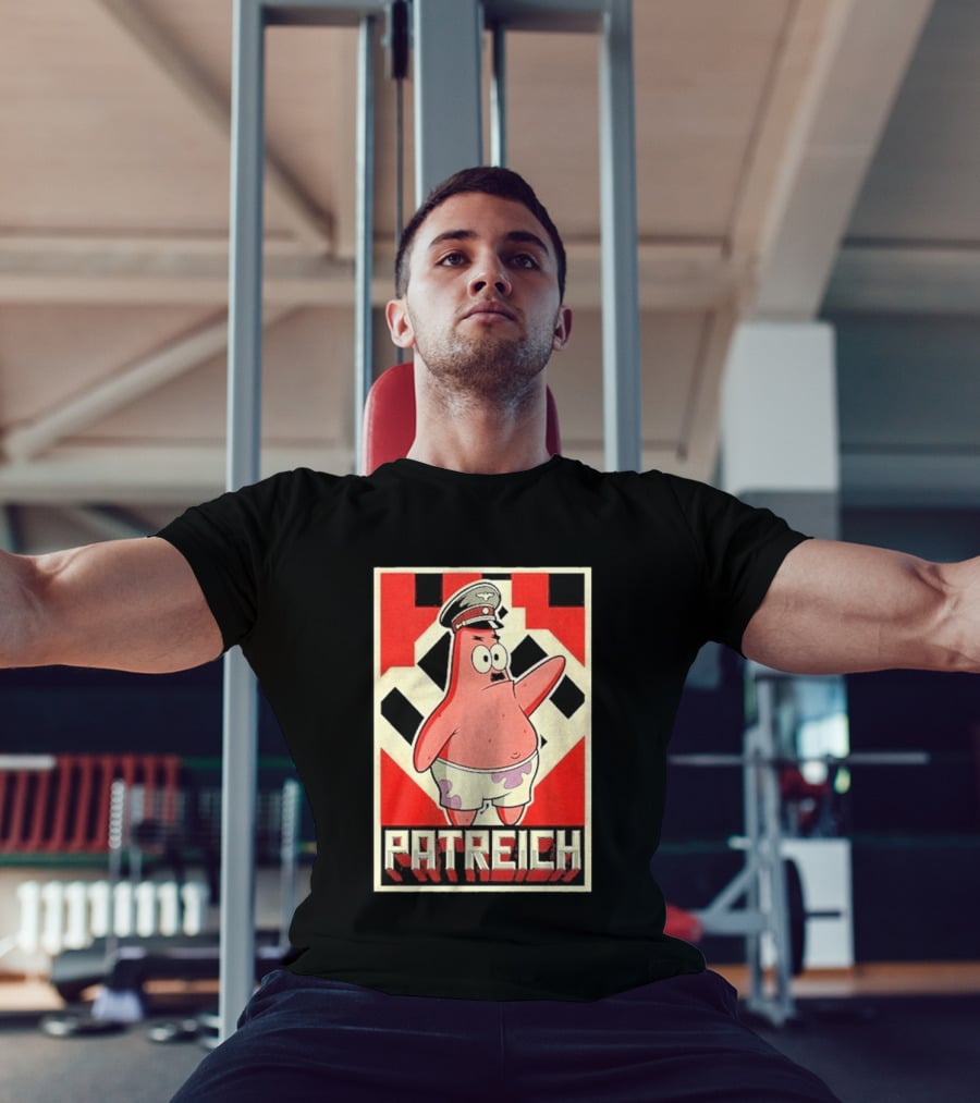 Sponge Patrick Hitler Star T-Shirt