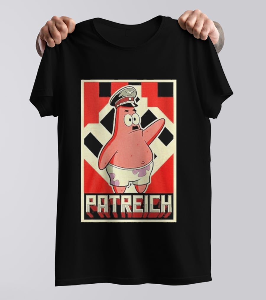 Sponge Patrick Hitler Star T-Shirt