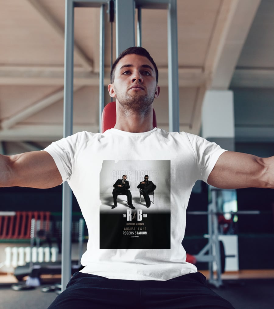 The R&B Tour Chris Usher Raymond Brown August 11 12 Rogers Stadium Live Nation T-Shirt