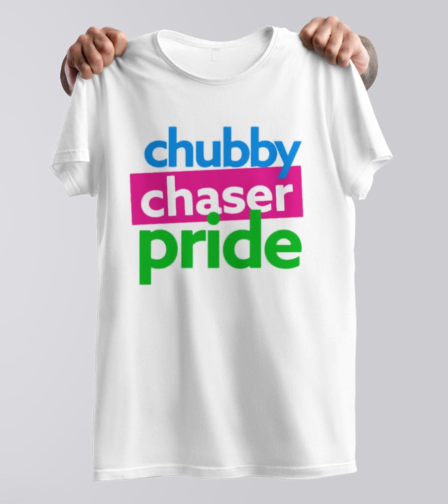 Chubby Chaser Pride Colorful T-Shirt