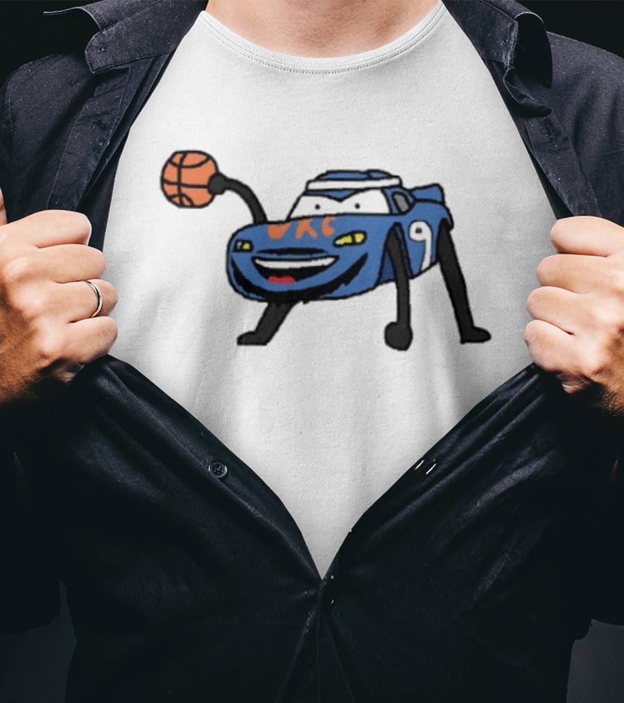 Alex Cars Russo Alex Caruso OKC Thunder Basketball Cartoon T-Shirt