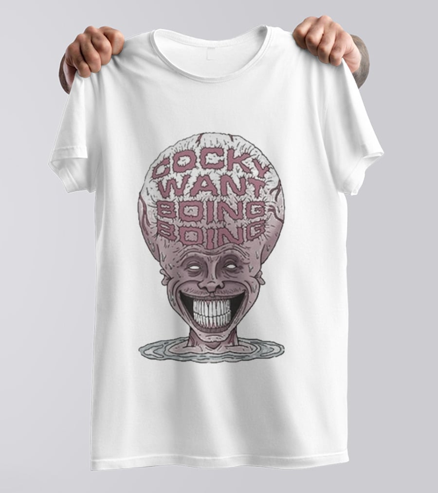 Cocky Want Boing Boing Meme Brain T-Shirt