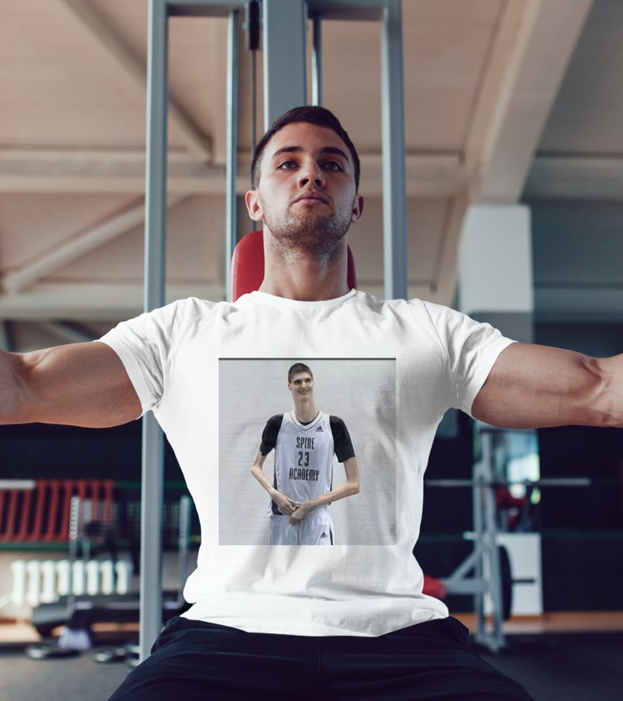 Spire Academy 23 Robert Bobroczkyi Basketball T-Shirt