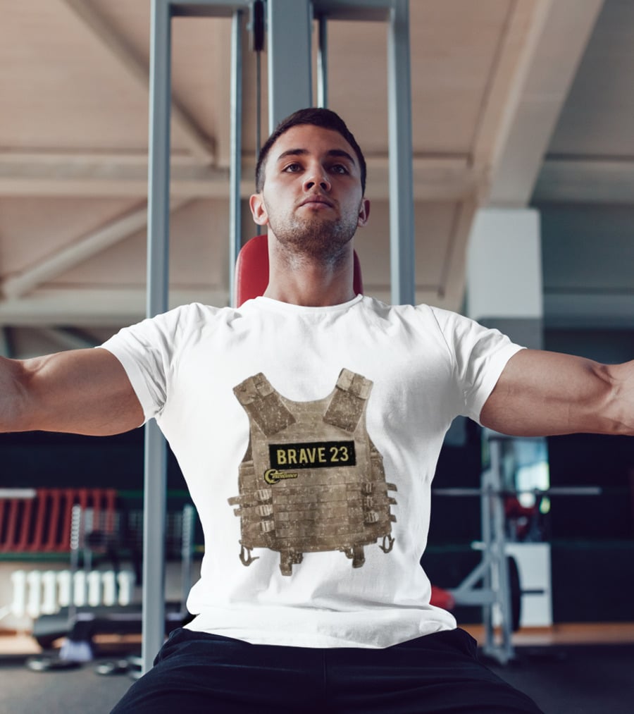 Awesome Camouflage Brave 23 Excellence Tactical Vest T-Shirt