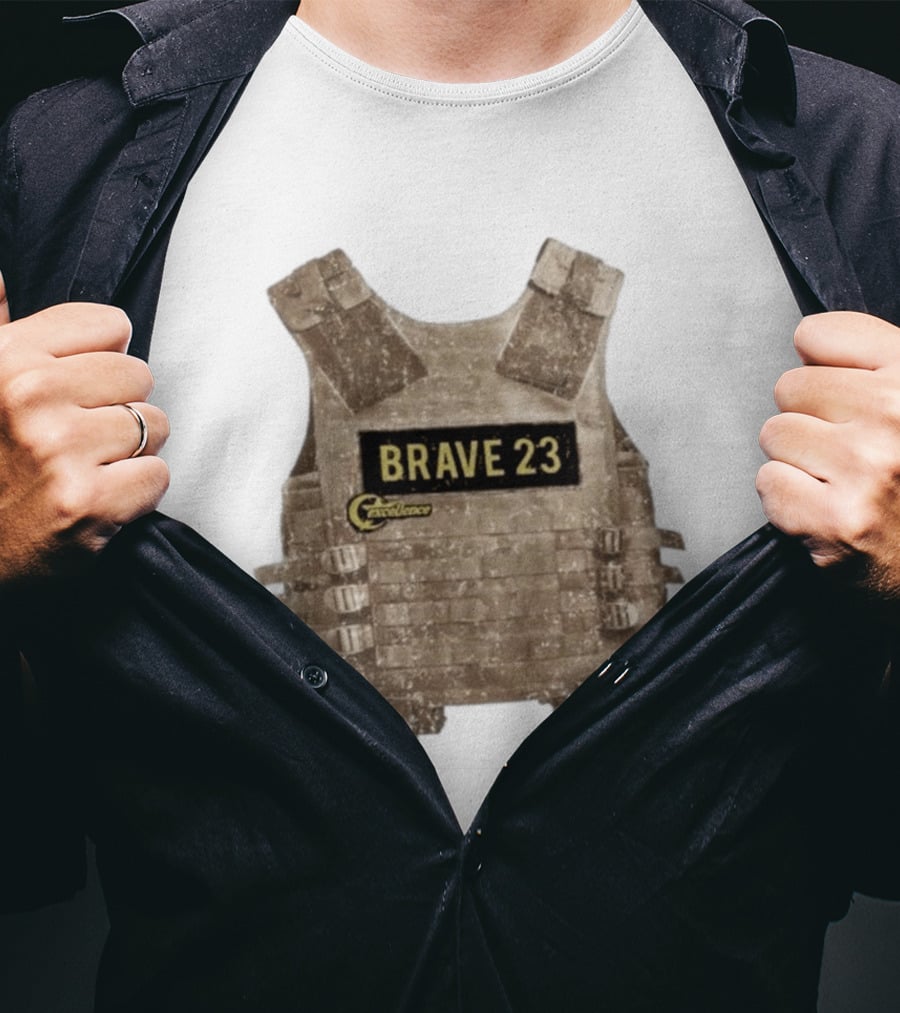 Awesome Camouflage Brave 23 Excellence Tactical Vest T-Shirt