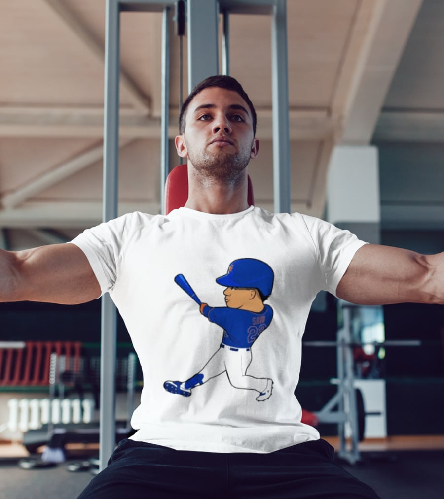 Juan Soto 22 Mets Baseball Swing LGM T-Shirt