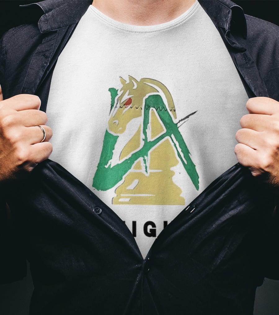 LA Knight WWE Horse Knight Chess Piece T-Shirt