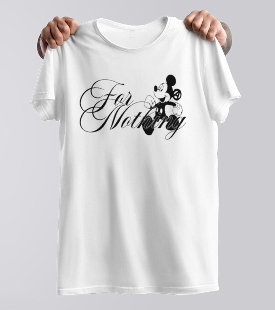 Mickey Mouse Nine Vicious For Nothing Tour 2025 For Nothing T-Shirt