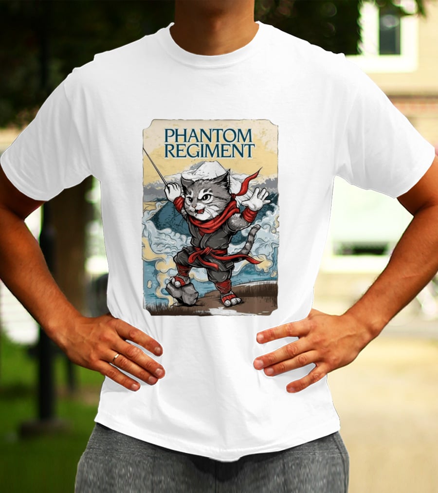 Original Phantom Regiment Conductor Cat Ninja T-Shirt