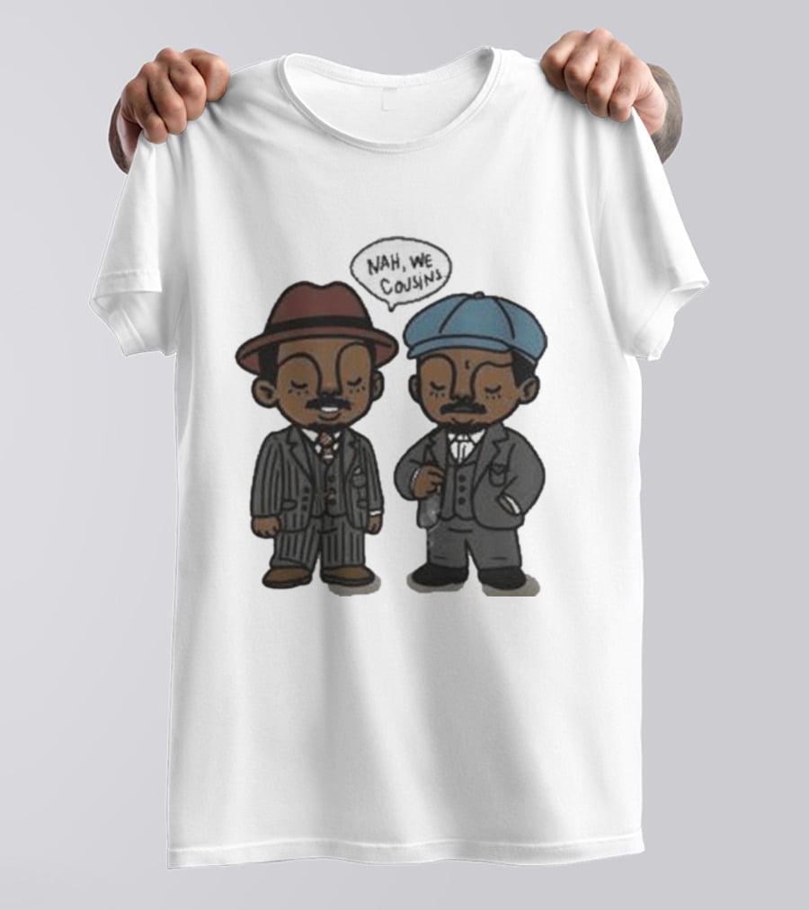 Original Sinners Nah We Cousins 2025 Two Characters In Suits T-Shirt