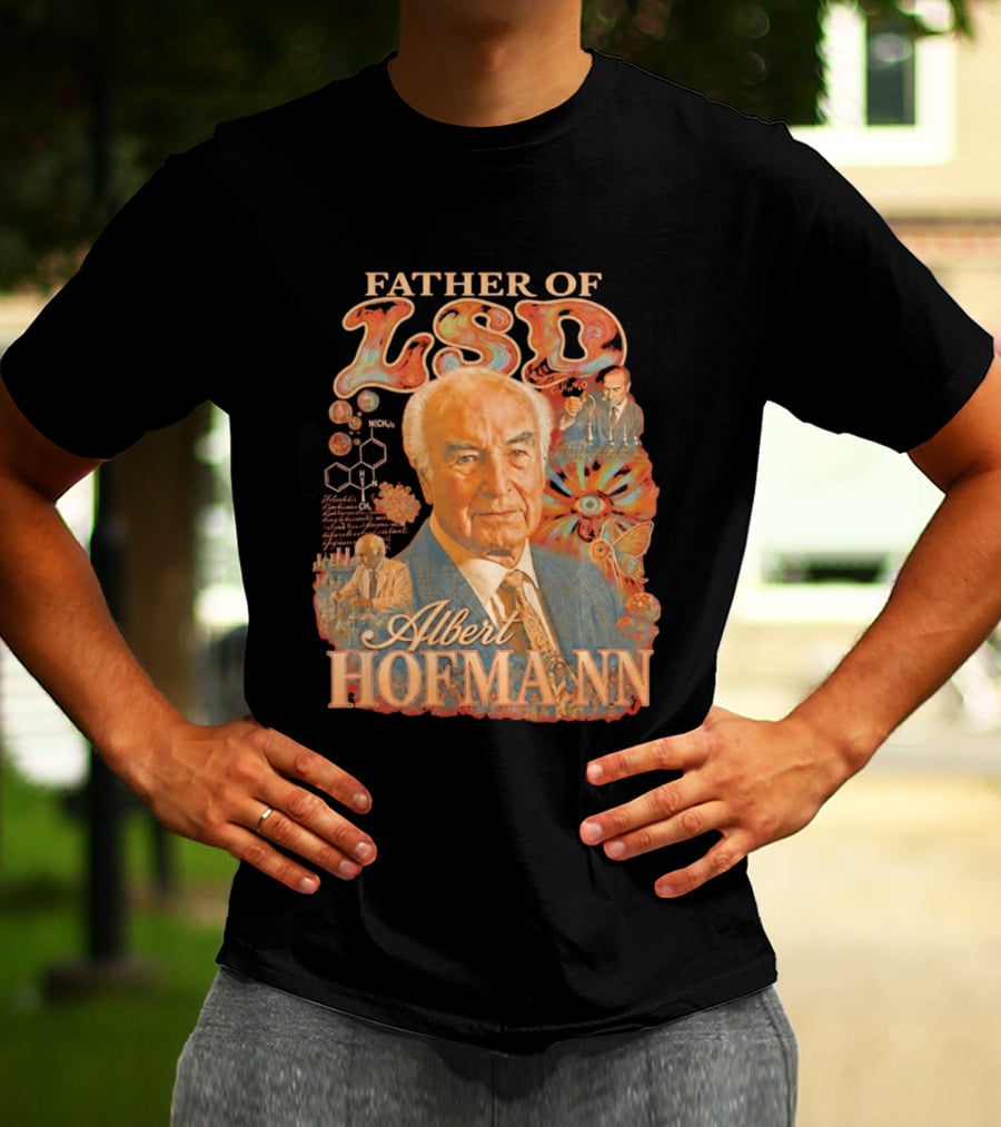 Father Of LSD Albert Hofmann Psychedelic T-Shirt