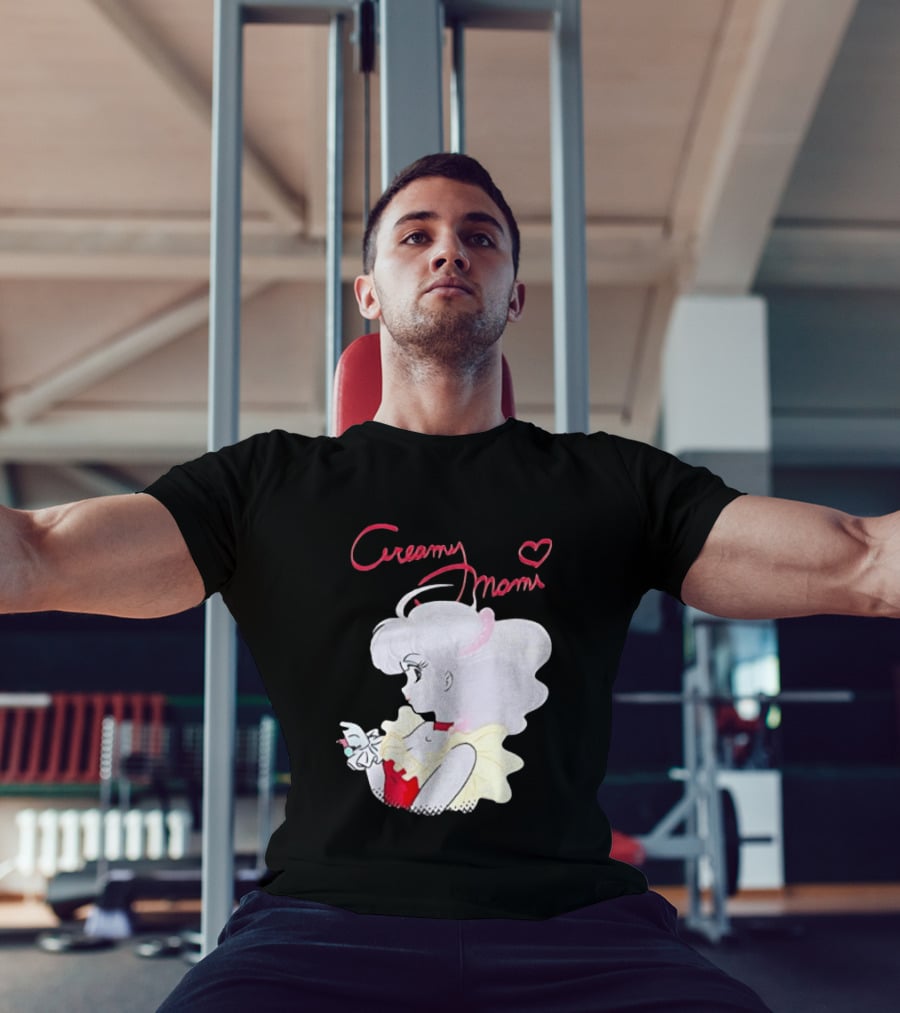 Magical Angel Creamy Mami Anime Character With Heart And Butterfly T-Shirt