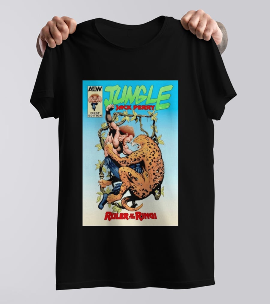 AEW Jungle Jack Perry First Edition Ruler Of The Ring T-Shirt