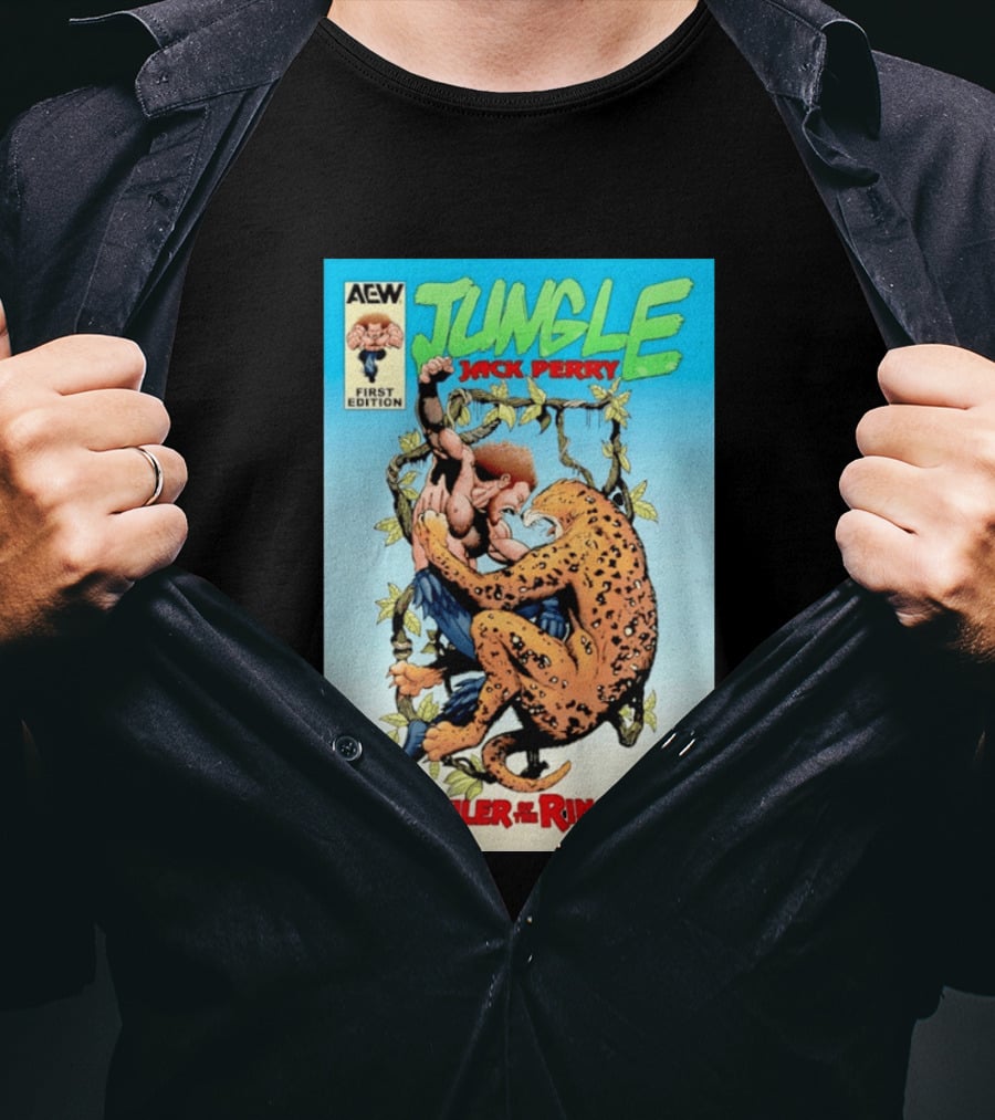 AEW Jungle Jack Perry First Edition Ruler Of The Ring T-Shirt