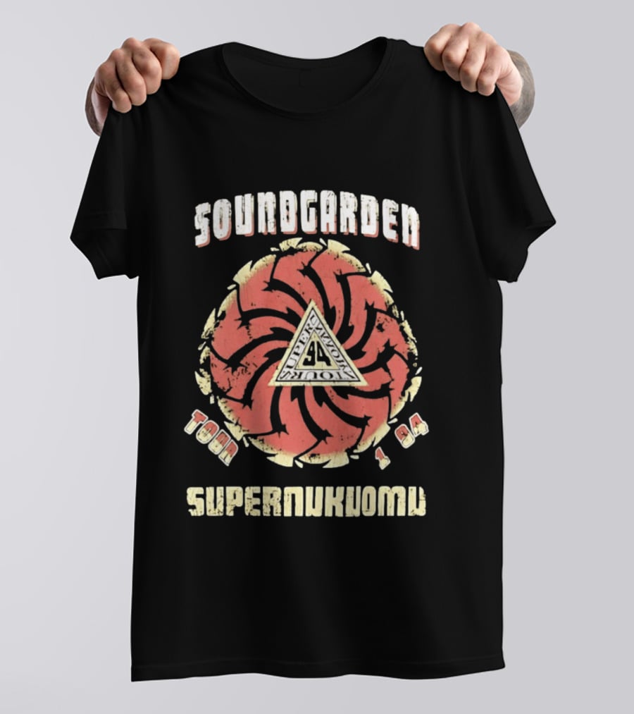 Soundgarden Superunknown Tour 1994 Grunge Vintage Spiral T-Shirt