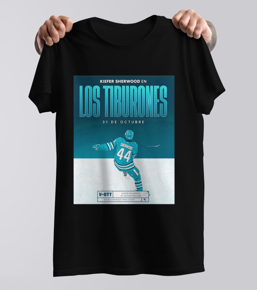 Kiefer Sherwood En Los Tiburones 31 De Octubre V OTT Nueva Calaverita De Azúcar Incluida T-Shirt