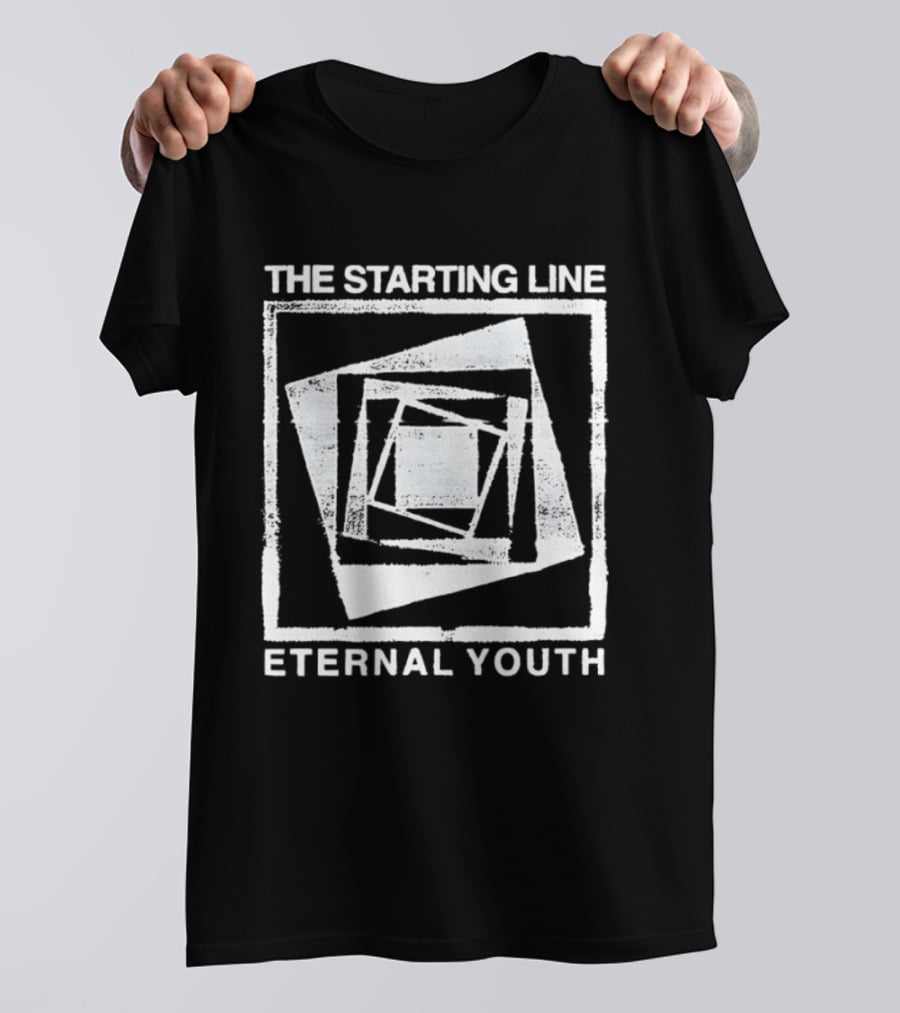 The Starting Line Eternal Youth Pop Punk Spiral Squares T-Shirt