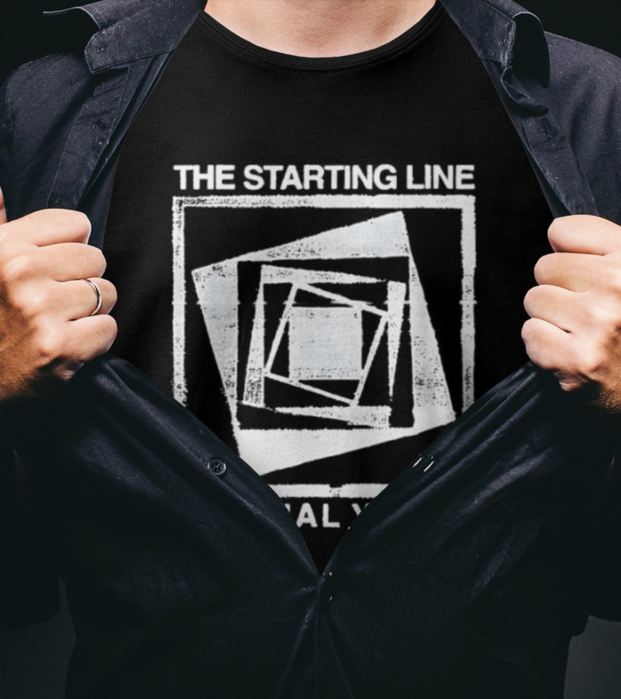 The Starting Line Eternal Youth Pop Punk Spiral Squares T-Shirt