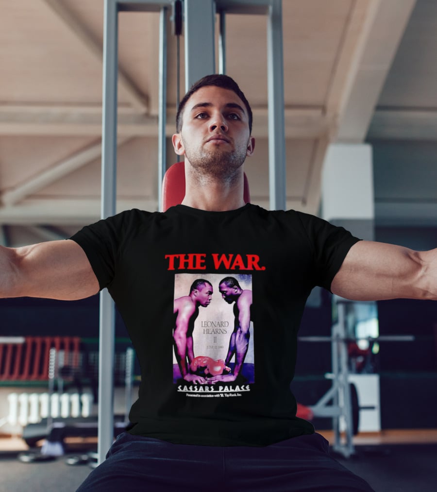 The War Sugar Ray Leonard Vs Thomas Hearns II June 12 1989 Caesars Palace Boxing Showdown T-Shirt