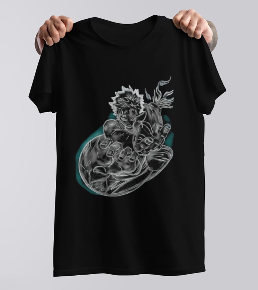 Megumi Fushiguro Ten Shadows Jujutsu Kaisen Dynamic Pose T-Shirt