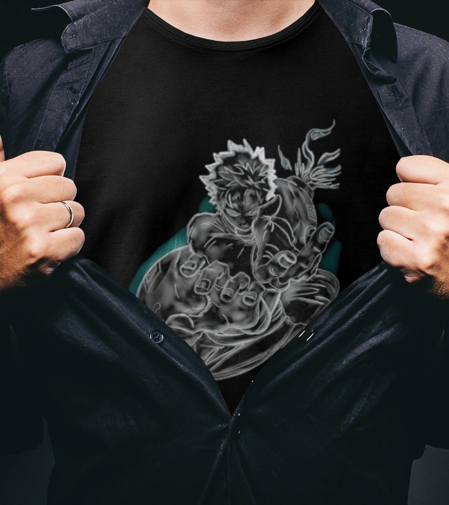 Megumi Fushiguro Ten Shadows Jujutsu Kaisen Dynamic Pose T-Shirt