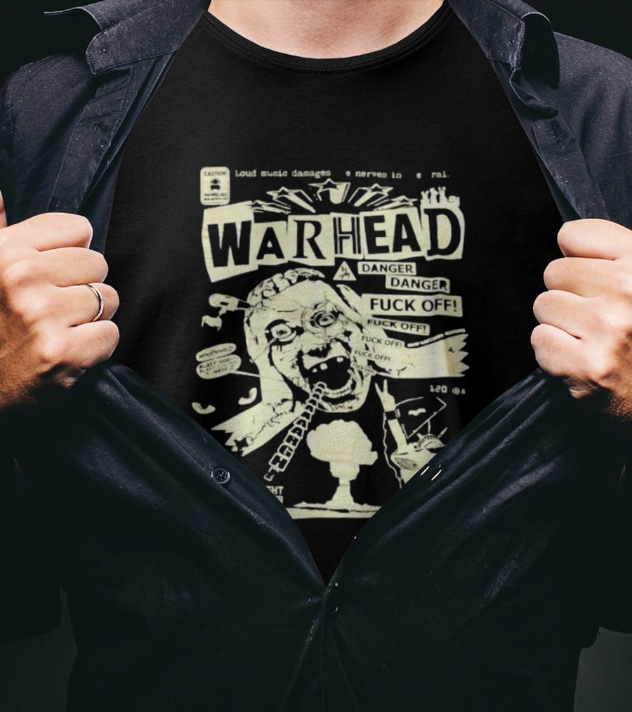 Warhead New York's Alright Crossboro Bridge Hardcore Distressed Danger T-Shirt