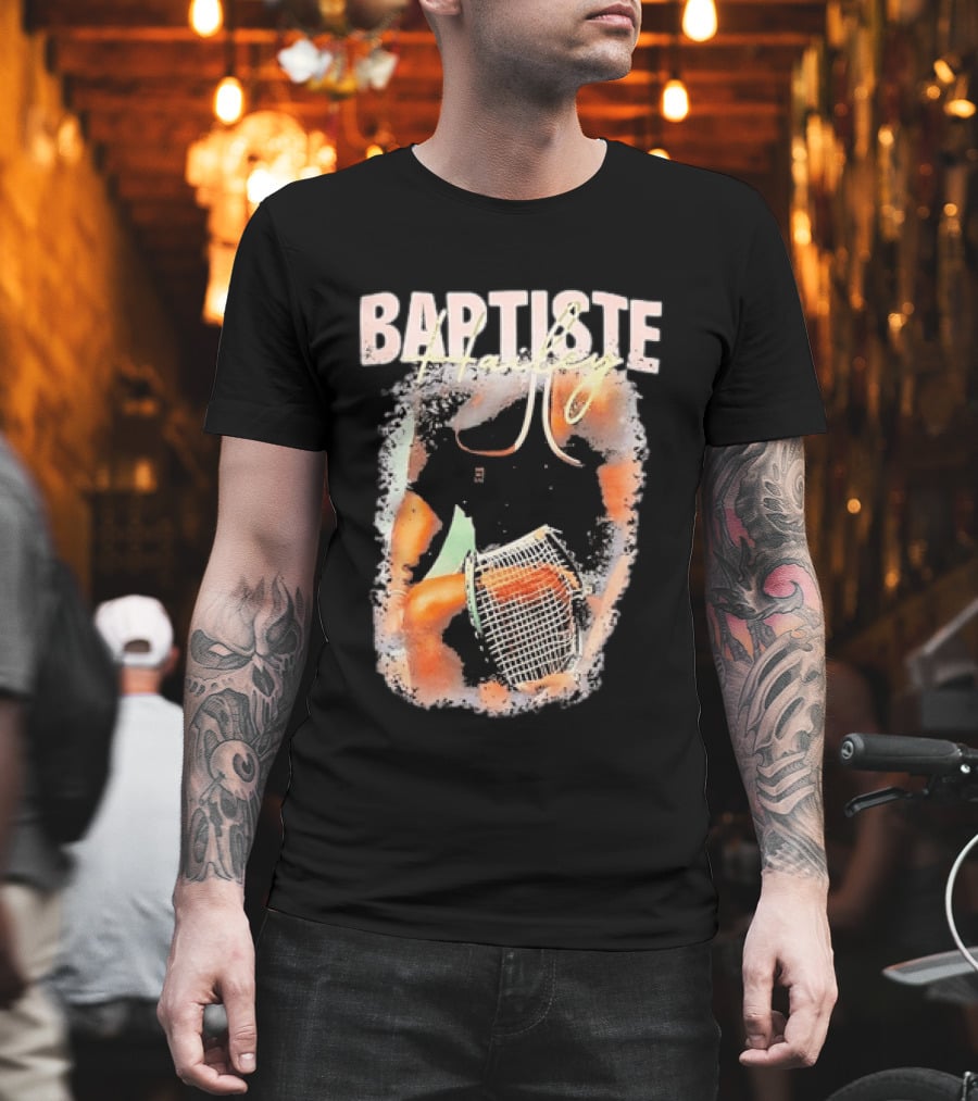 Baptiste Hailey Tennis Player With Racket T-Shirt