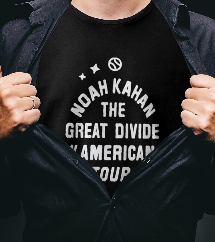 Noah Kahan The Great Divide North American Tour Stars T-Shirt