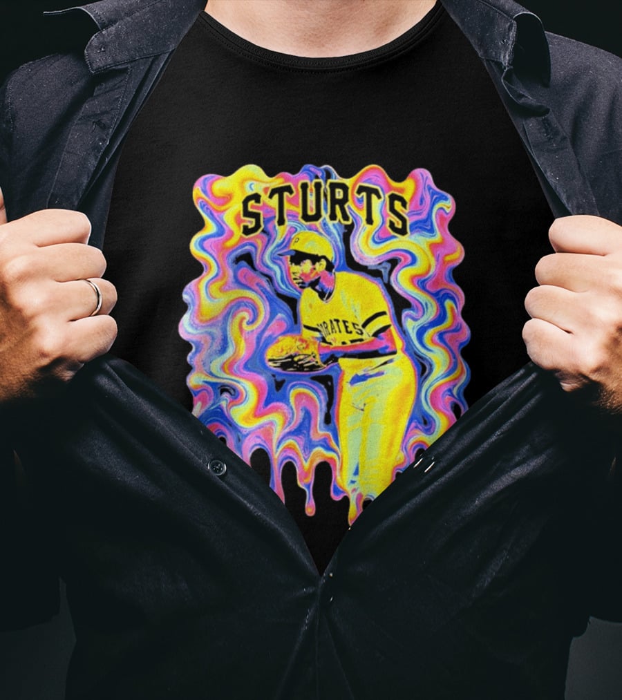 Sturts Willie Stargell Pittsburgh Pirates Psychedelic T-Shirt