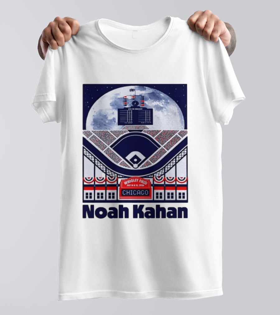 Noah Kahan Live In Concert Wrigley Field July 14 15 2023 Chicago T-Shirt