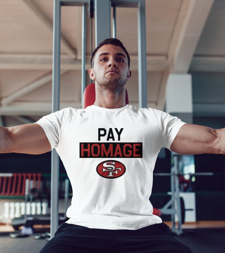 San Francisco 49ers Pay Homage SF Football T-Shirt