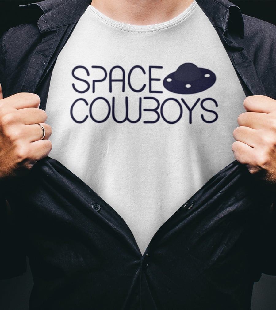 Space Cowboys UFO Sci Fi Cowboy Fusion T-Shirt