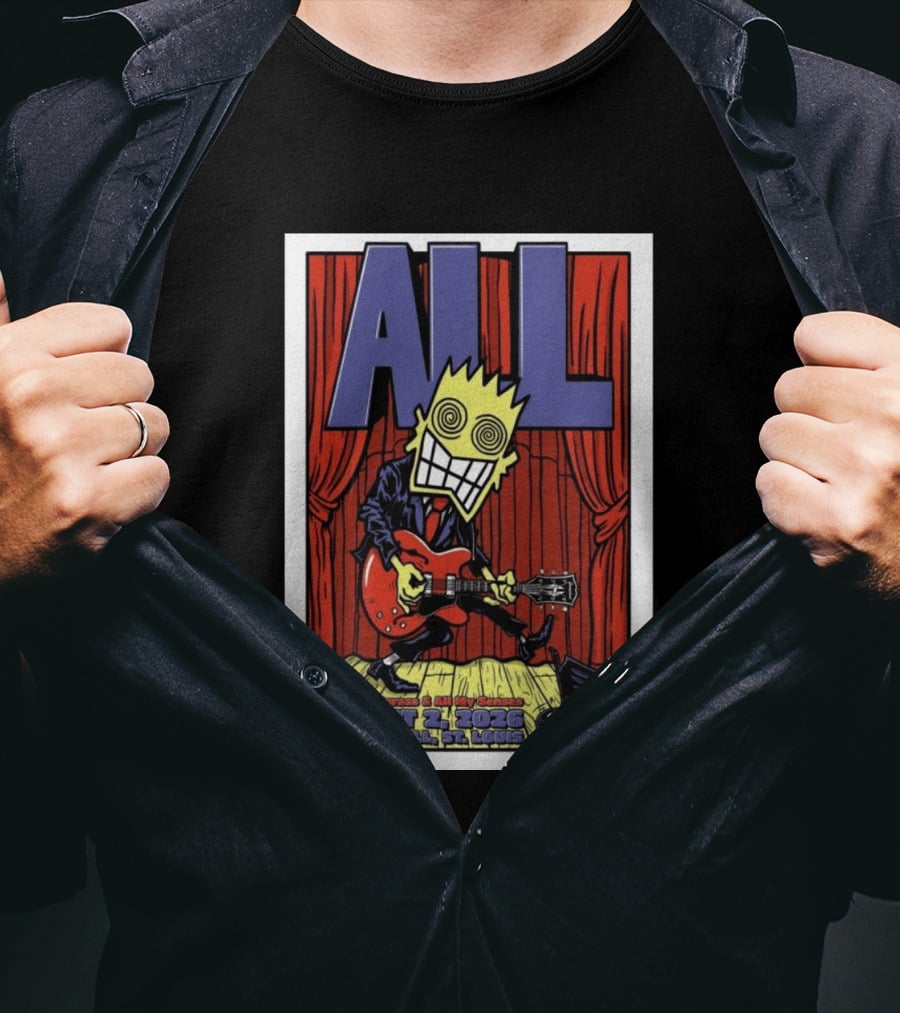 ALL Band August 21 2026 Delmar Hall St Louis With Snodgrass And All My Senses T-Shirt