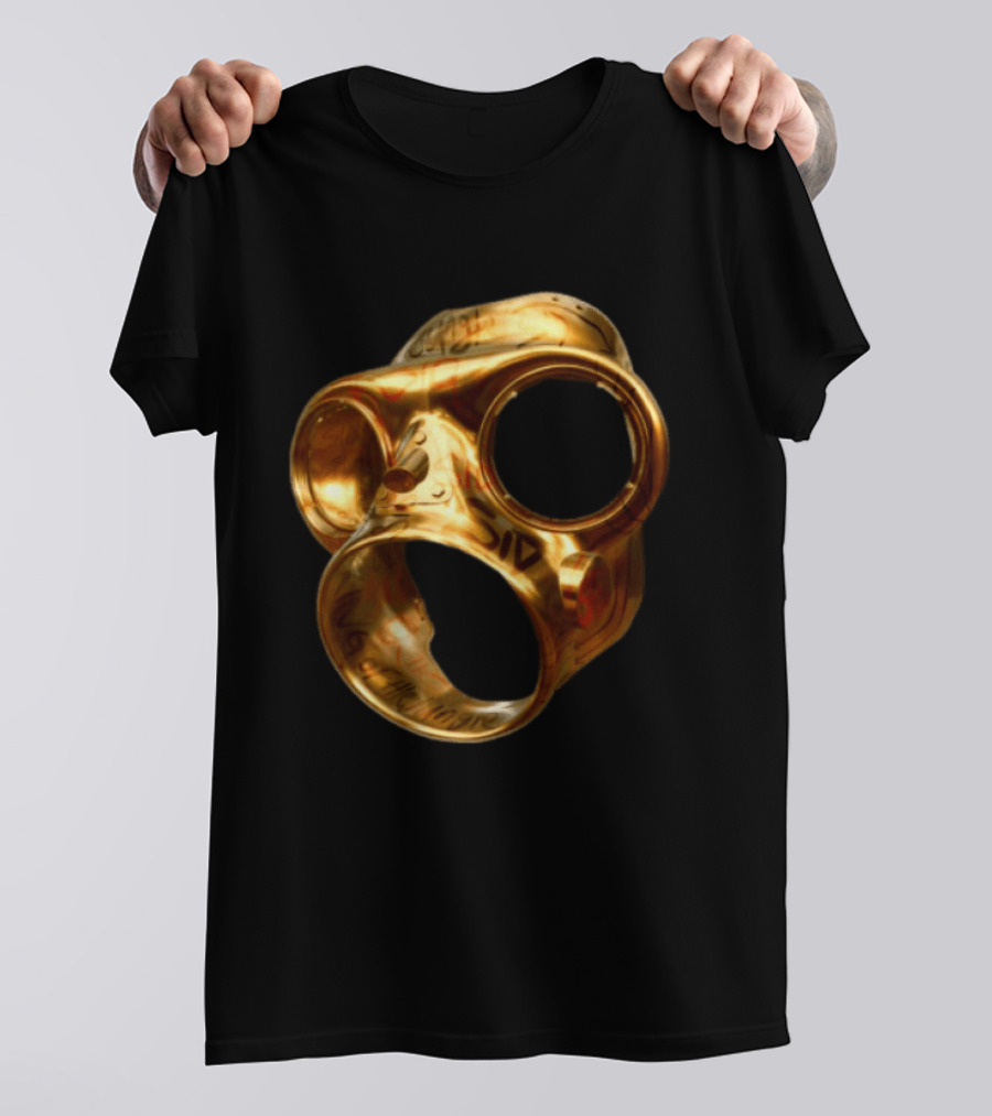 Sid The 3Rd Shop Store Gold Mask Ring T-Shirt