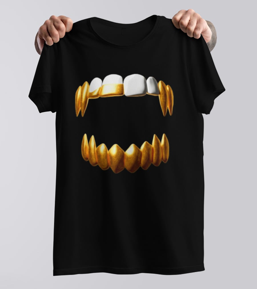 Sid The 3Rd Shop Store Gold Teeth Grillz T-Shirt
