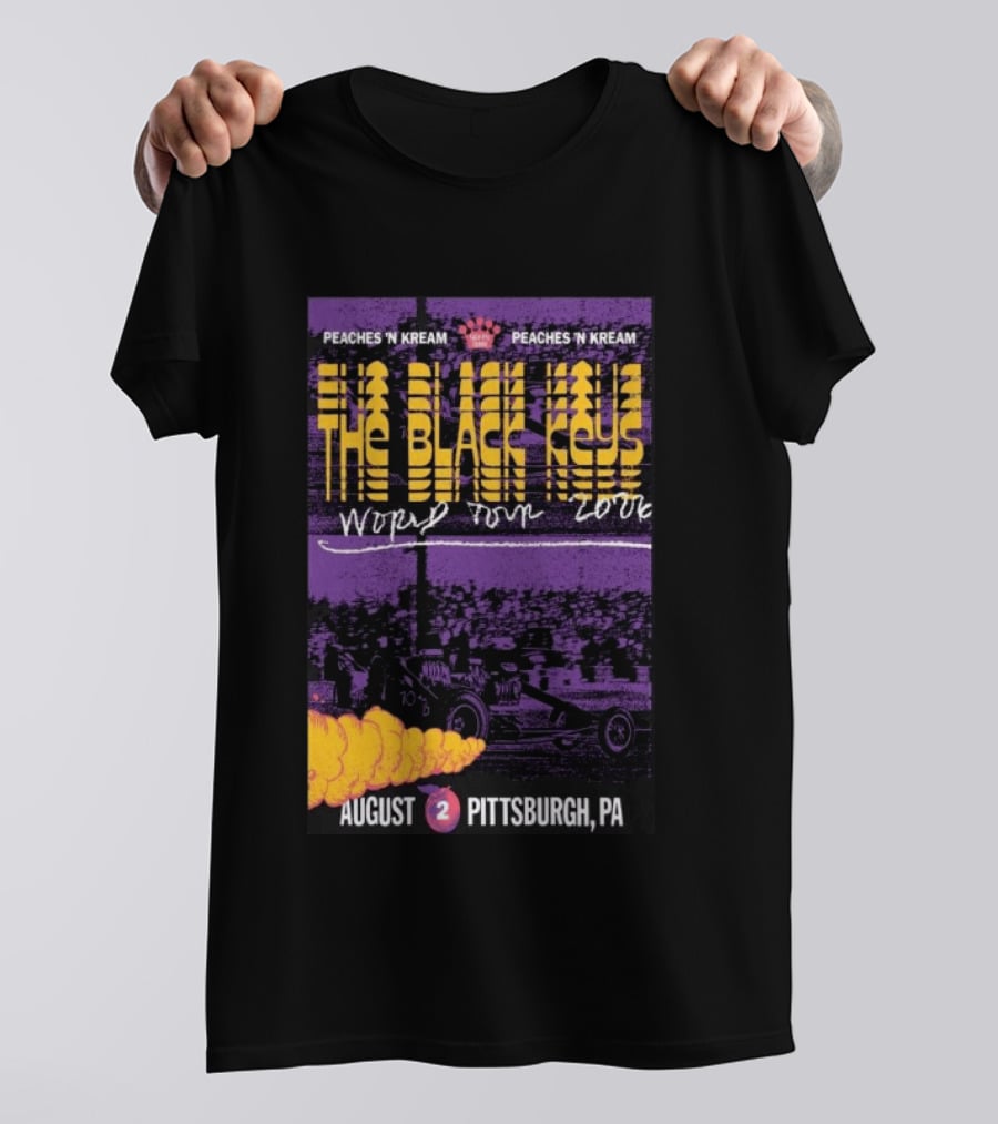 The Black Keys World Tour 2026 Peaches 'N Kream August Pittsburgh PA T-Shirt