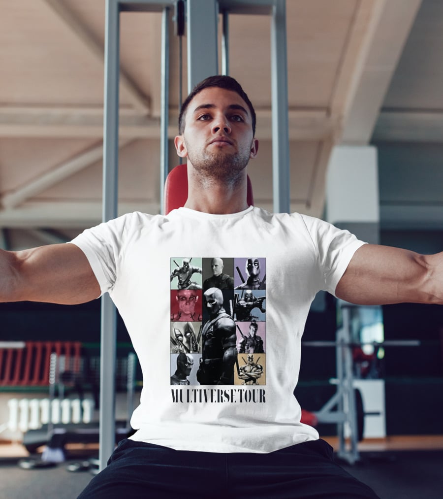 Deadpool Multiverse Tour Marvel Ryan Reynolds T-Shirt