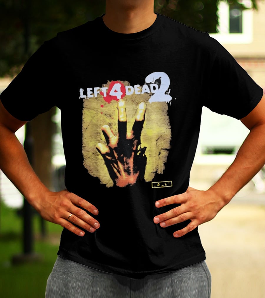 Left 4 Dead 2 Zombie Hand Valve Video Game Survival T-Shirt
