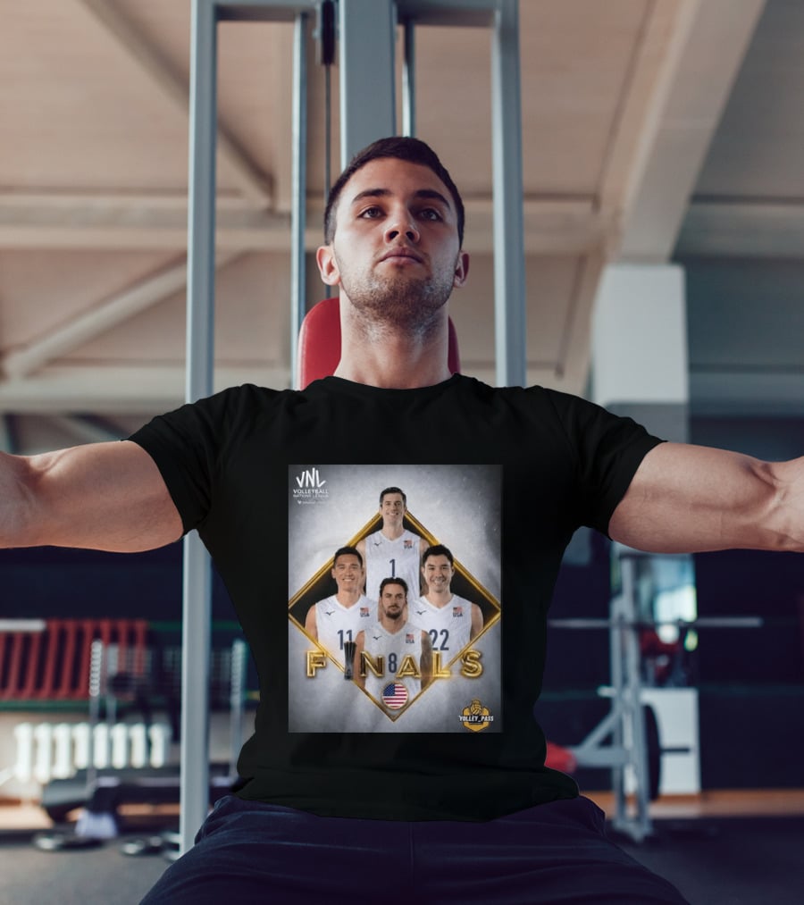 VNL Volleyball Nations League USA Finals 2026 Volley Pass T-Shirt