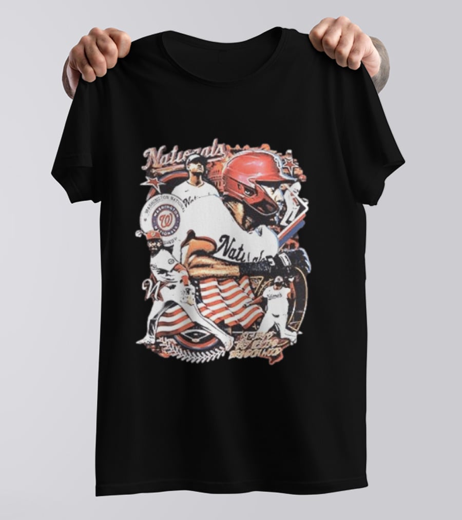 Washington Nationals Legends Baseball Players And Team Highlights T-Shirt