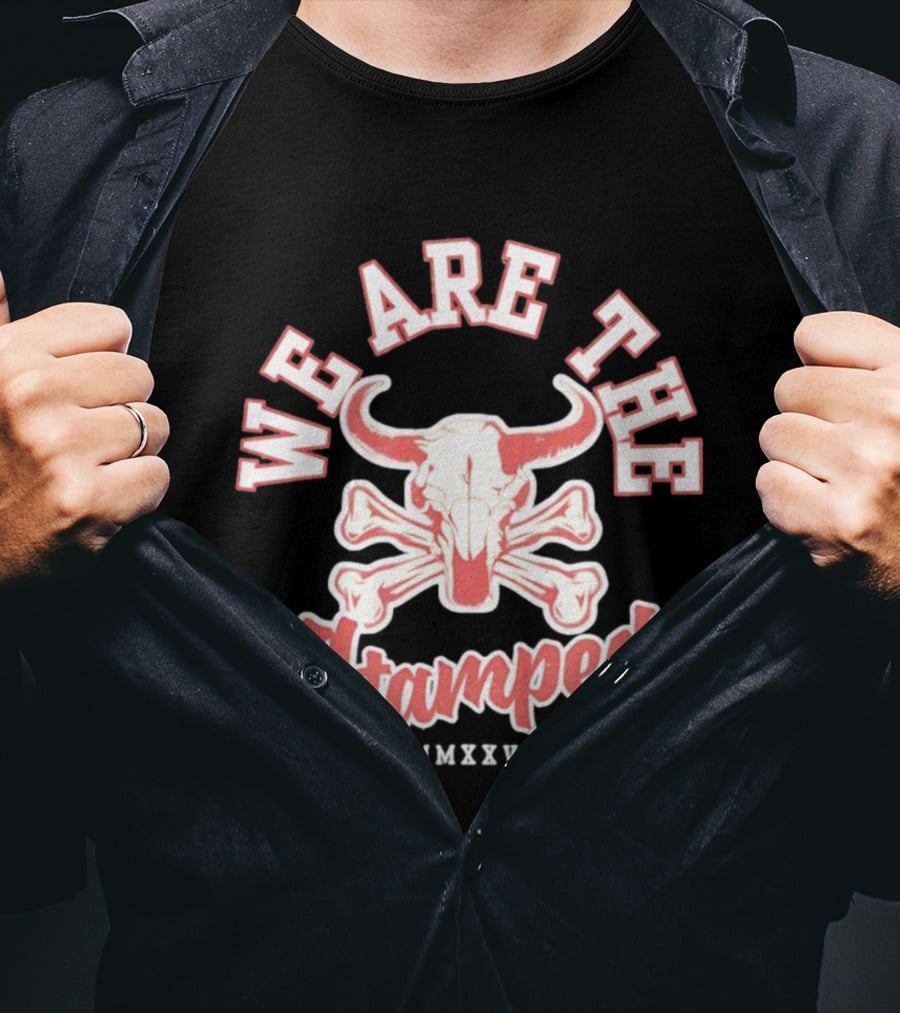 We Are The Stampede Bull Skull MMXXVI Team Spirit T-Shirt