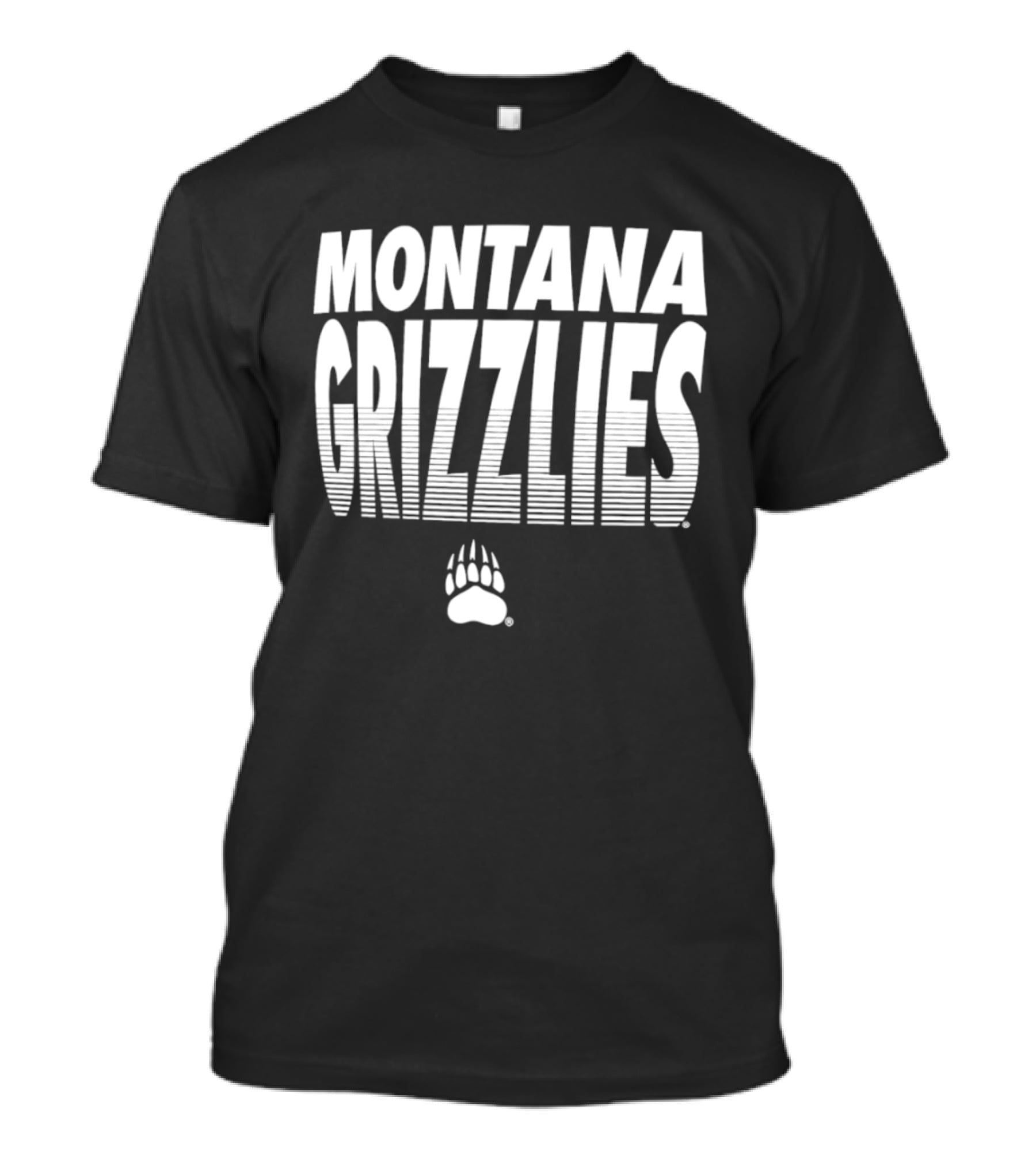 Montana Grizzlies NCAA College Sports Griz Bear Paw T-Shirt