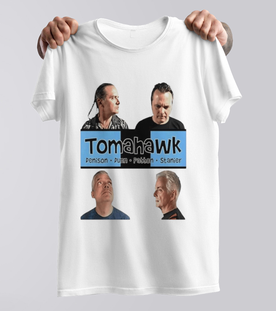 Tomahawk Denison Dunn Patton Stanier Band Members Portraits T-Shirt
