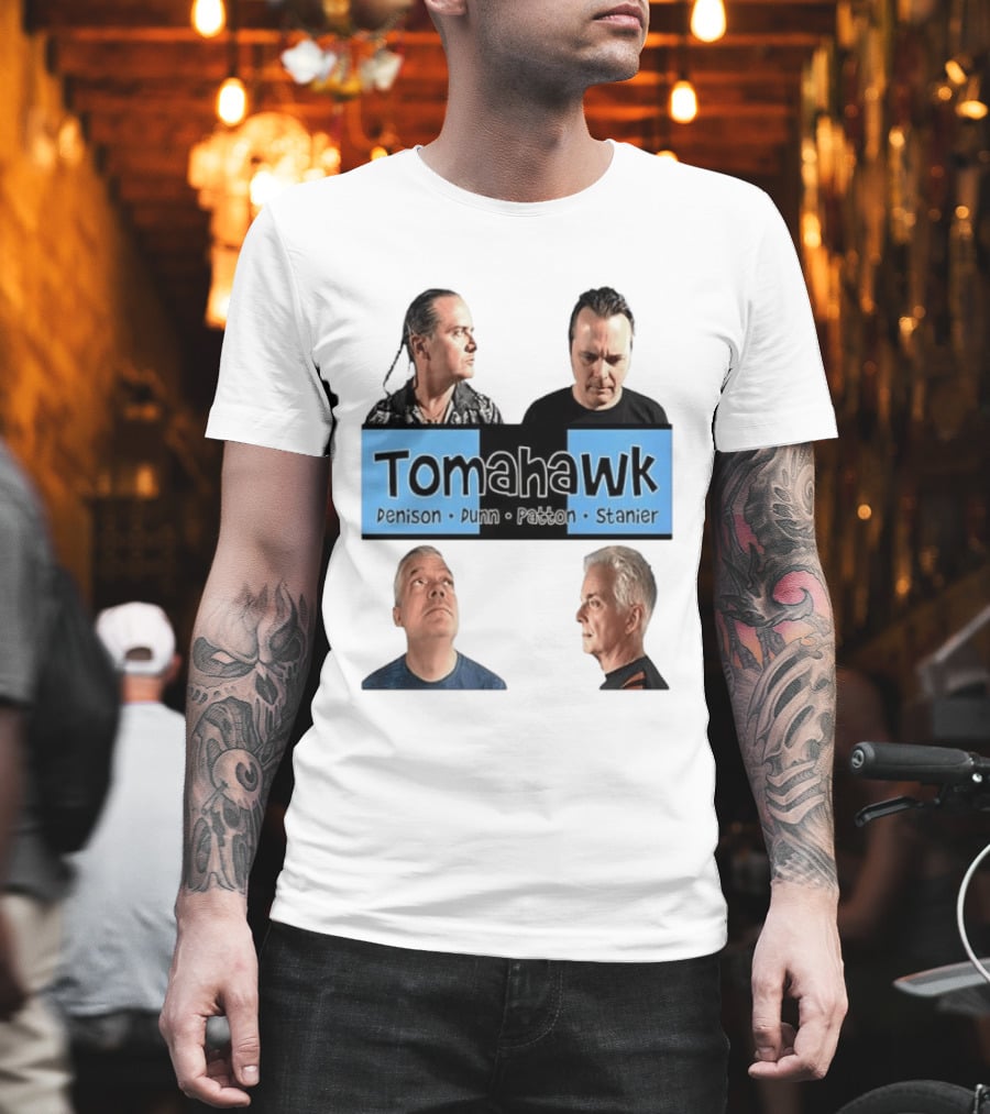 Tomahawk Denison Dunn Patton Stanier Band Members Portraits T-Shirt