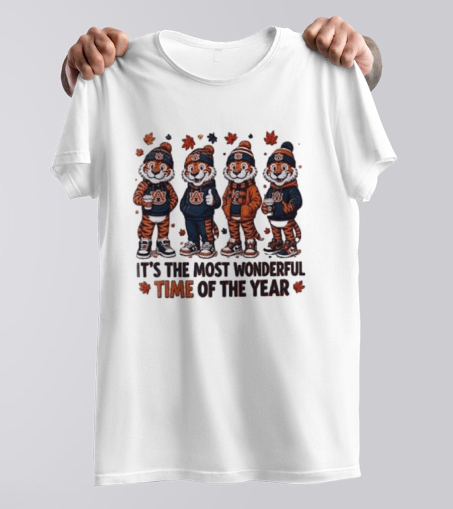 Auburn Tigers It's The Most Wonderful Time Of The Year T-Shirt