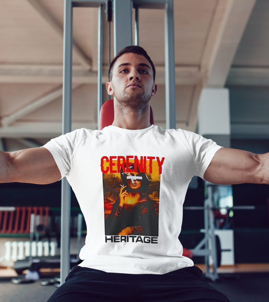 Cerenity Heritage Mona Lisa Smoking T-Shirt
