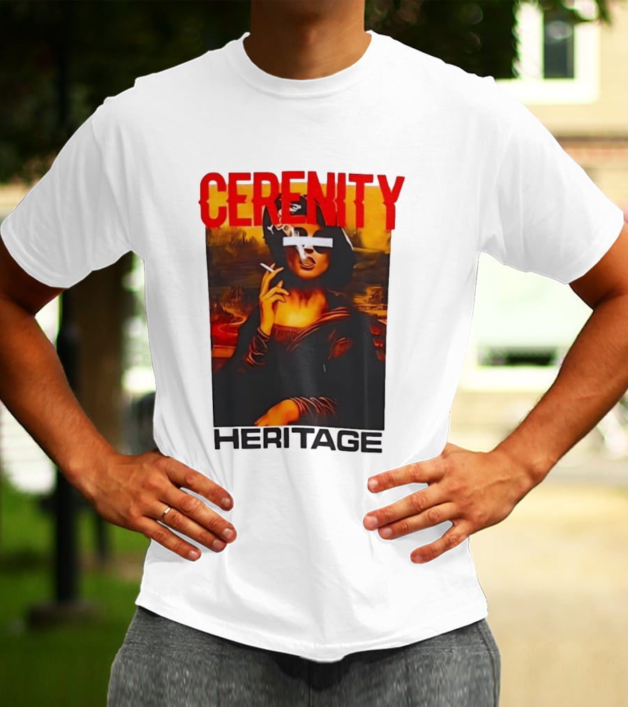 Cerenity Heritage Mona Lisa Smoking T-Shirt