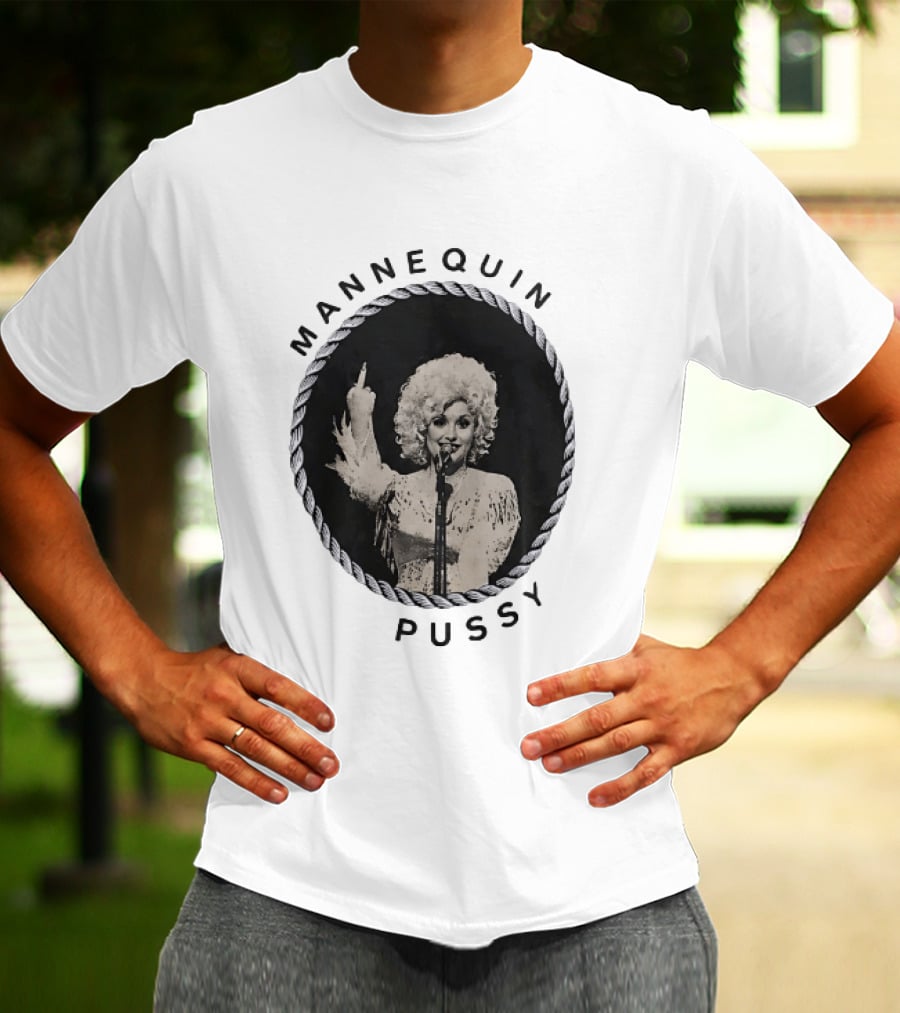 Mannequin Pussy Dolly Parton Country Music Finger T-Shirt