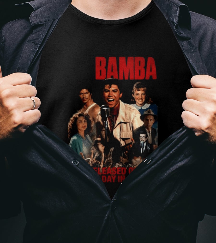 Bamba Released On This Day In 1987 80s Movie T-Shirt